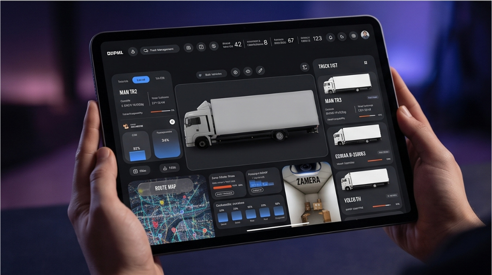 Portal Logístico en Tablet